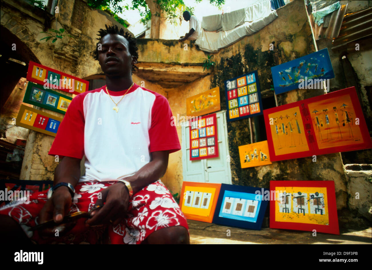 Zwischen 1536 Abschaffung Sklavenhandel Insel Gor e nur vor Küste Dakar Senegal als Slave diente post wo Hunderte Tausenden Stockfoto