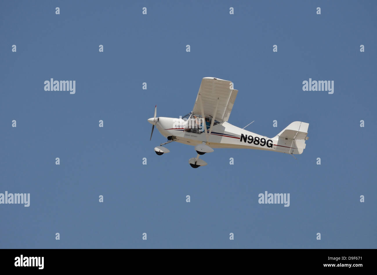 Ein Aeropro Eurofox leichte Sportflugzeuge. Stockfoto