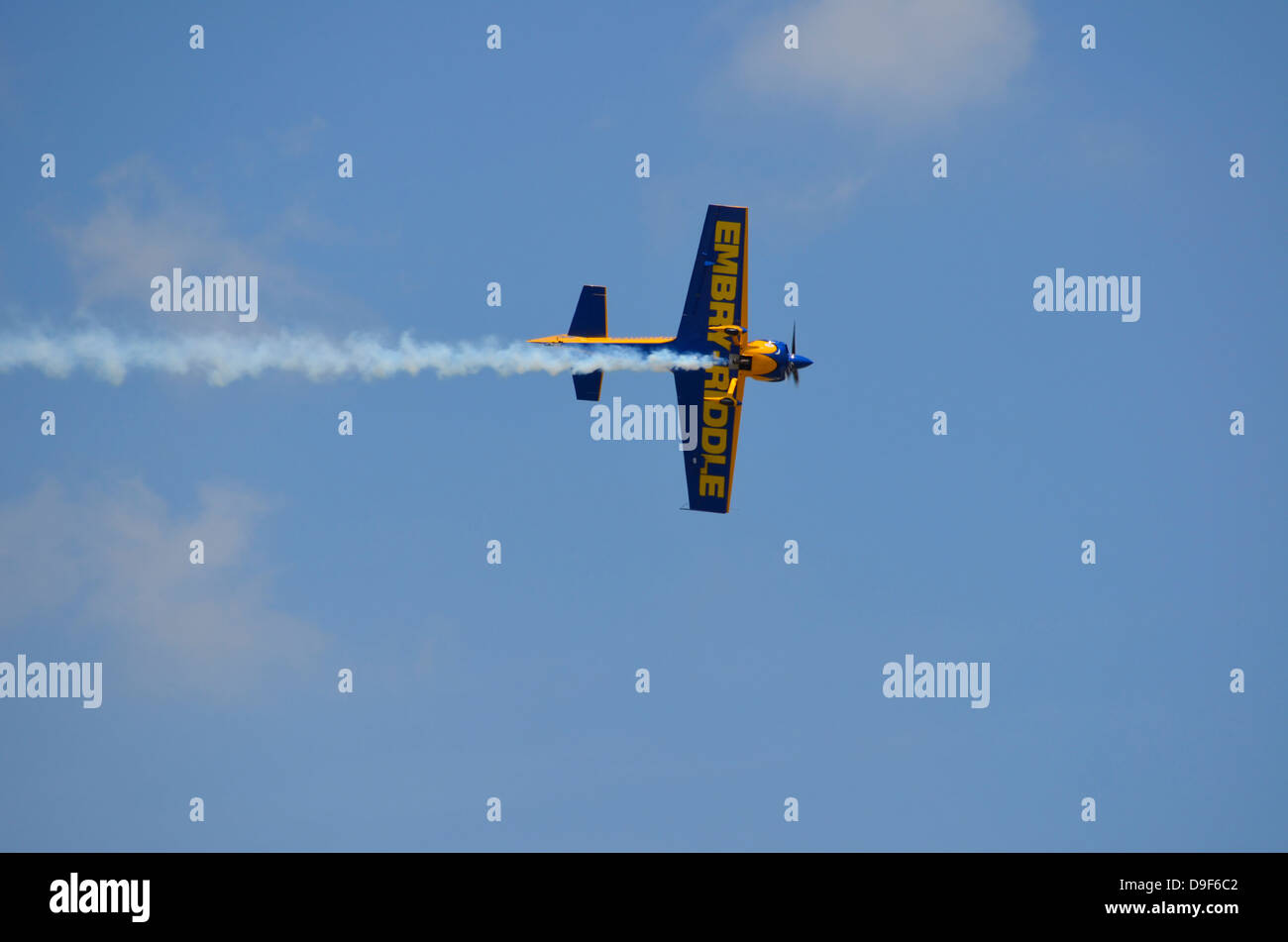 Ein Mudry CAP-231EX Kunstflug Flugzeug während des Fluges in der Nähe von Lakeland, Florida. Stockfoto
