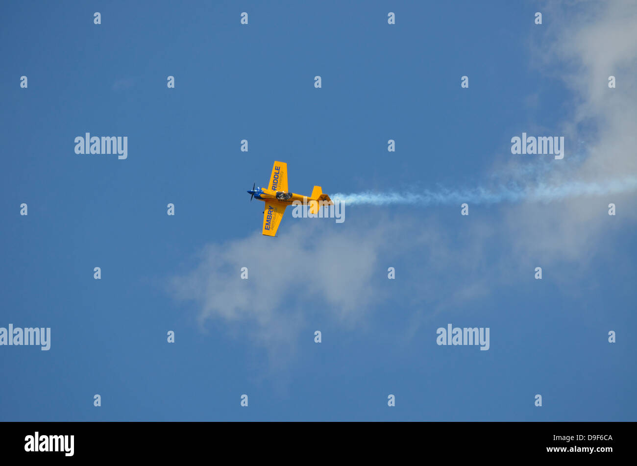 Ein Mudry CAP-231EX Kunstflug Flugzeug während des Fluges in der Nähe von Lakeland, Florida. Stockfoto