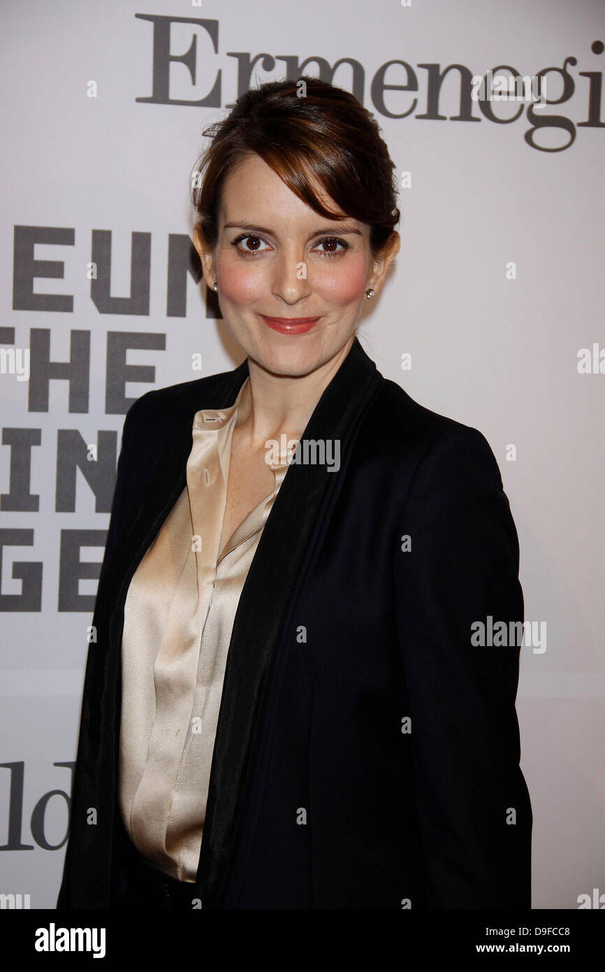 Tina Fey Museum des bewegten Bildes-Gruß an Alec Baldwin bei Cipriani 42nd Street New York City, USA - 28.02.11 Stockfoto