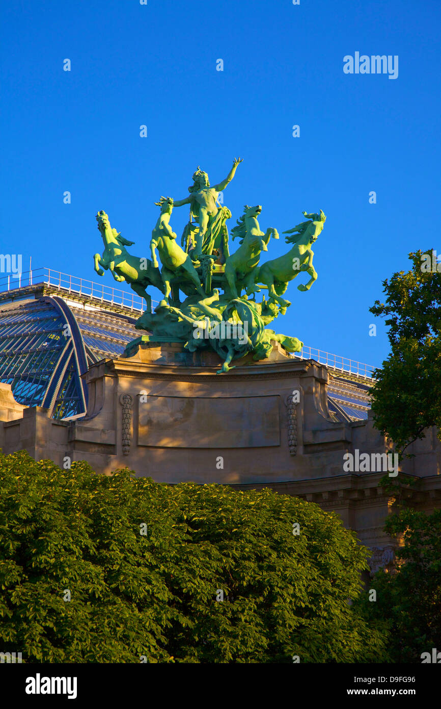 Detail des Grand Palais, Paris, Frankreich Stockfoto