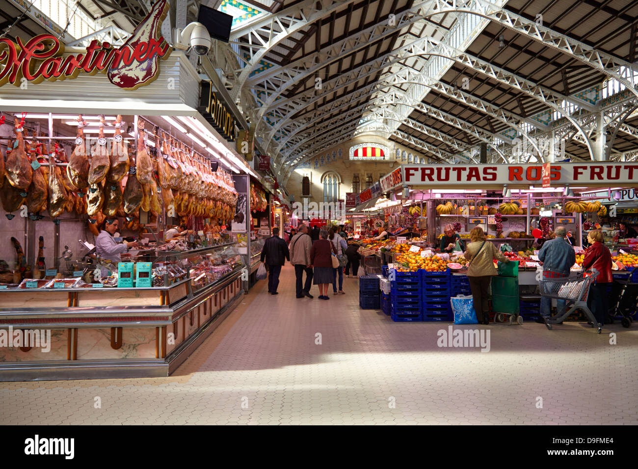 Großmärkte, Valencia, Spanien Stockfoto