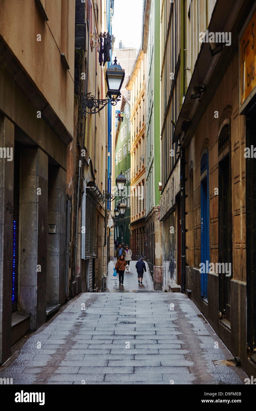 Bilbao Street, Bilbao, Baskenland, Spanien Stockfoto