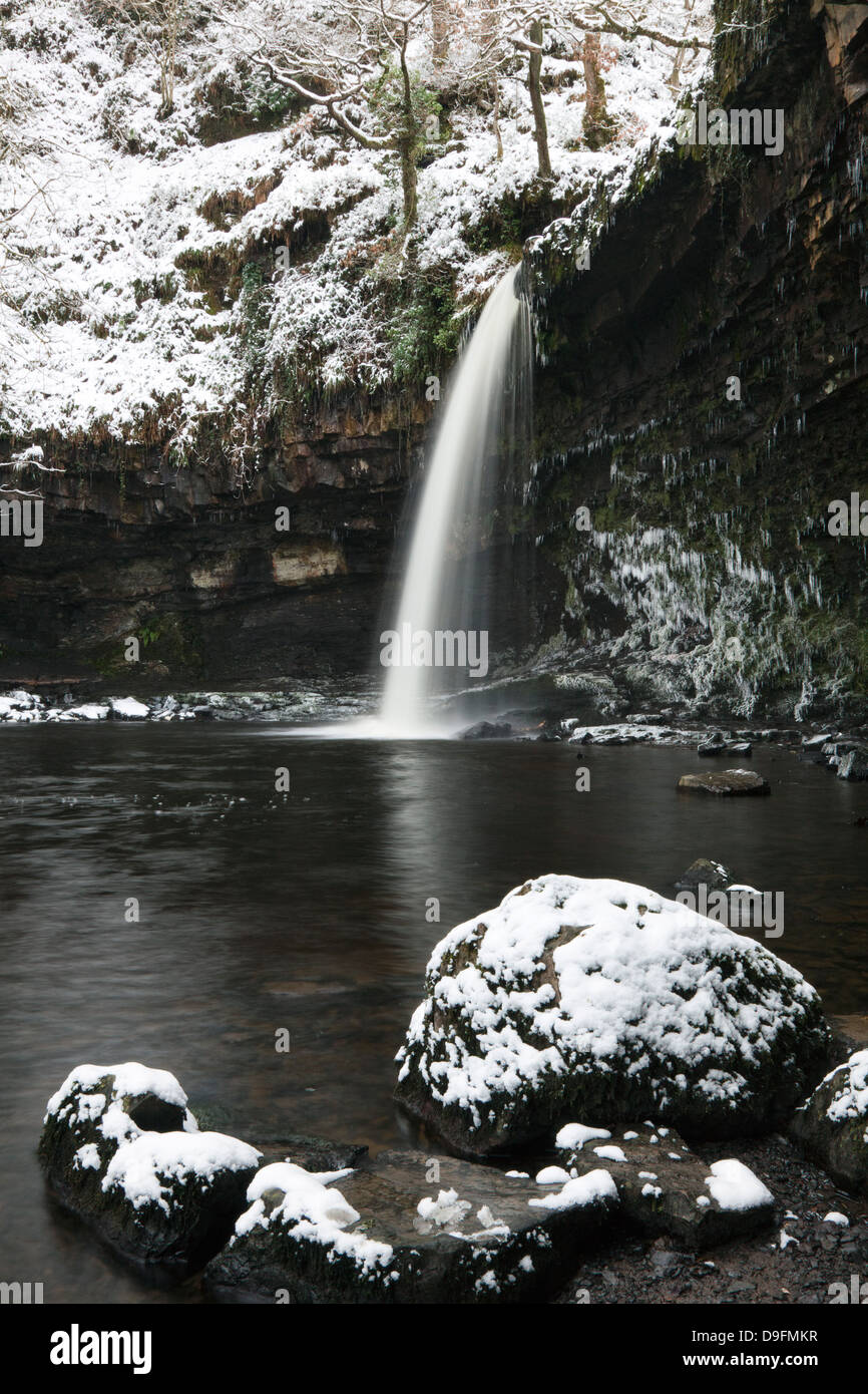 Sgwd Gwladus, Brecon Beacons National Park, Powys, Wales, UK Stockfoto