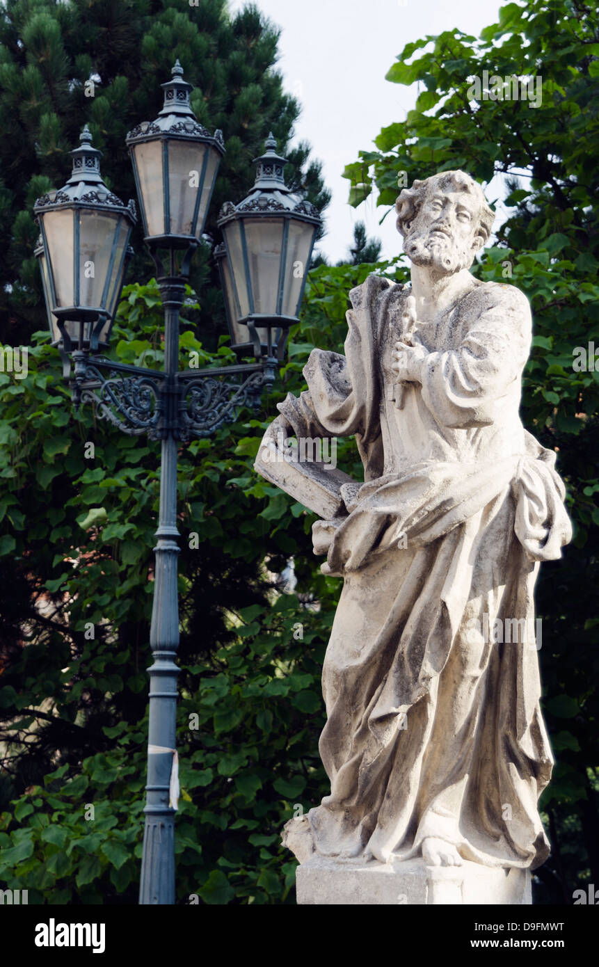 Statue in der Kathedrale von St. Peter und Paul, Brünn Kathedrale, Brünn, Süd-Mähren, Tschechische Republik Stockfoto