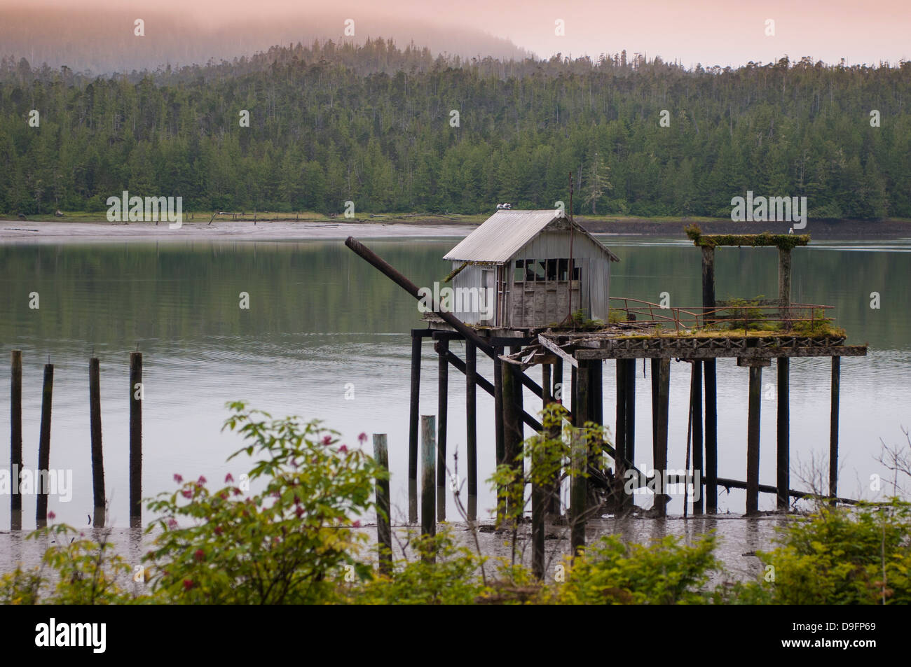 North Pacific Cannery historischen Ort Nationalmuseum, Prince Rupert, Britisch-Kolumbien, Kanada Stockfoto