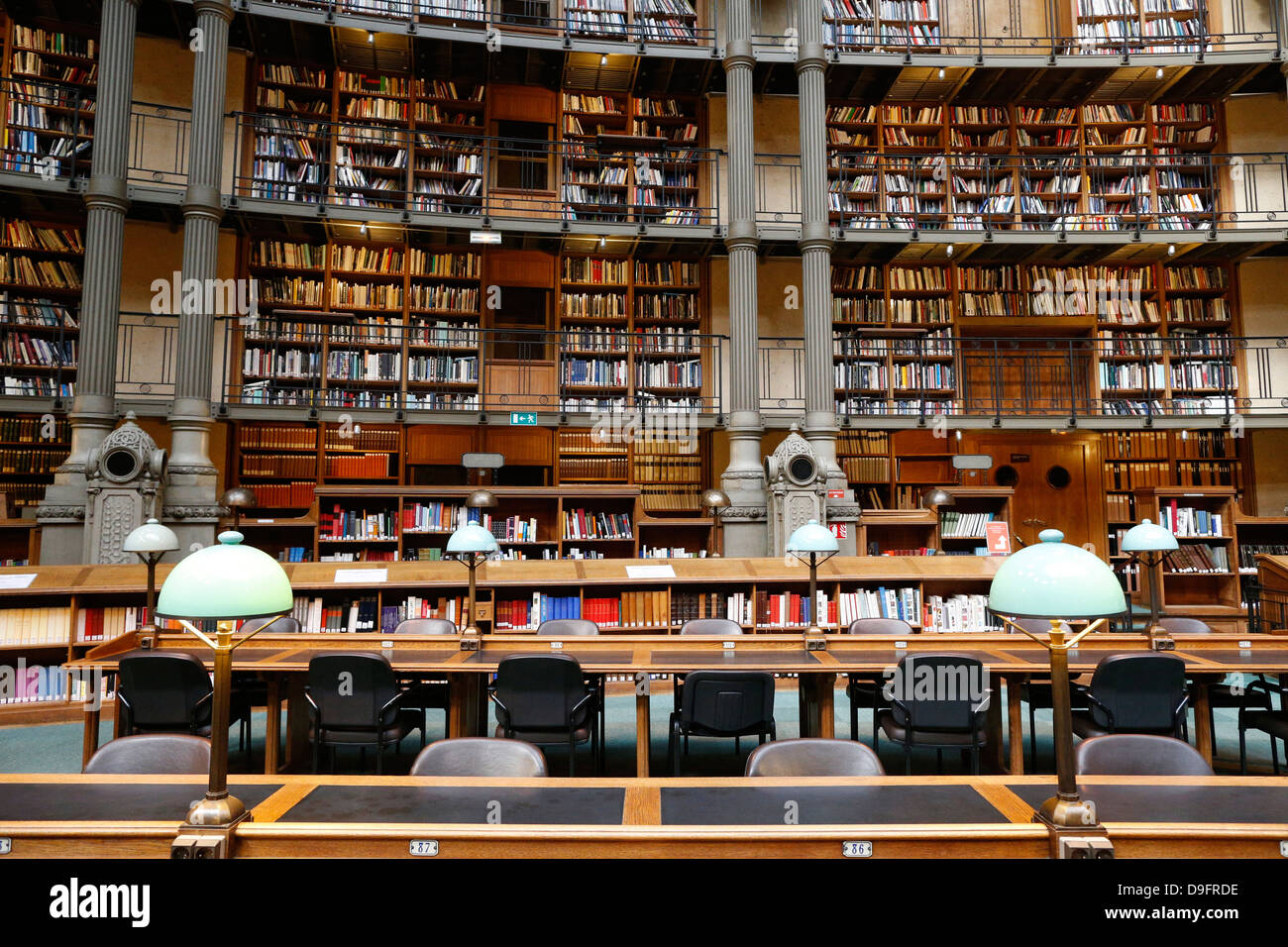 Die nationale Bibliothek von Frankreich, Paris, Frankreich Stockfoto