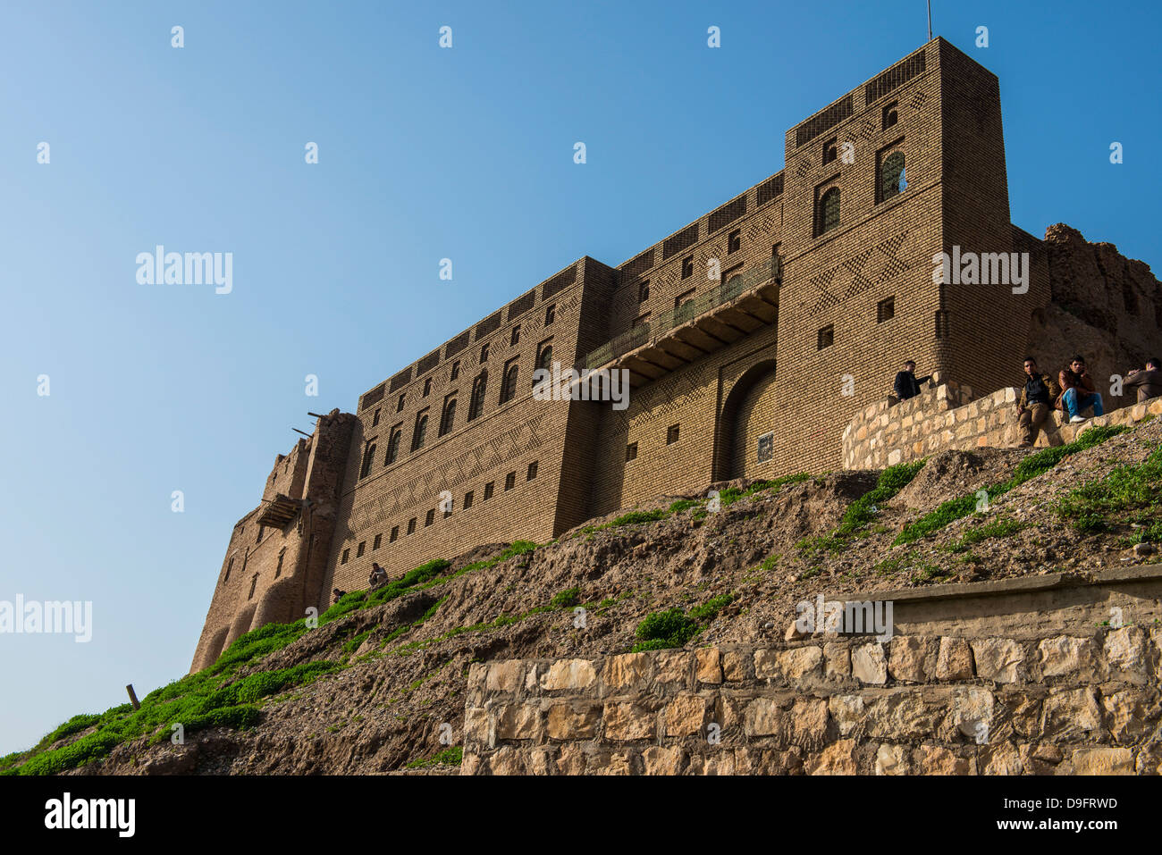 Die Zitadelle von Erbil (Hawler), Hauptstadt von Kurdistan-Irak, Irak ...