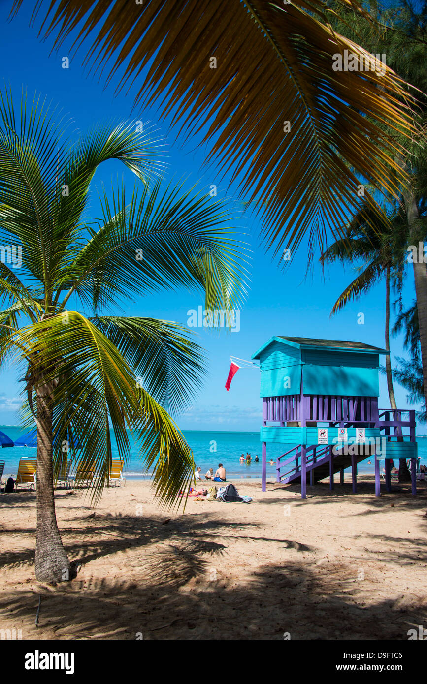 Luquillo Beach, Puerto Rico, Karibik, Caribbean Stockfoto