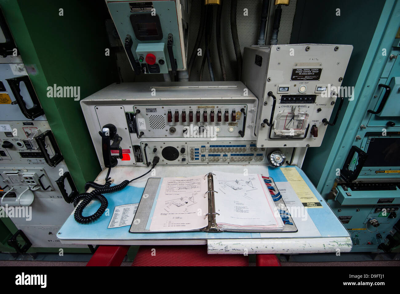 Minuteman Atomrakete Website, South Dakota, USA Stockfoto