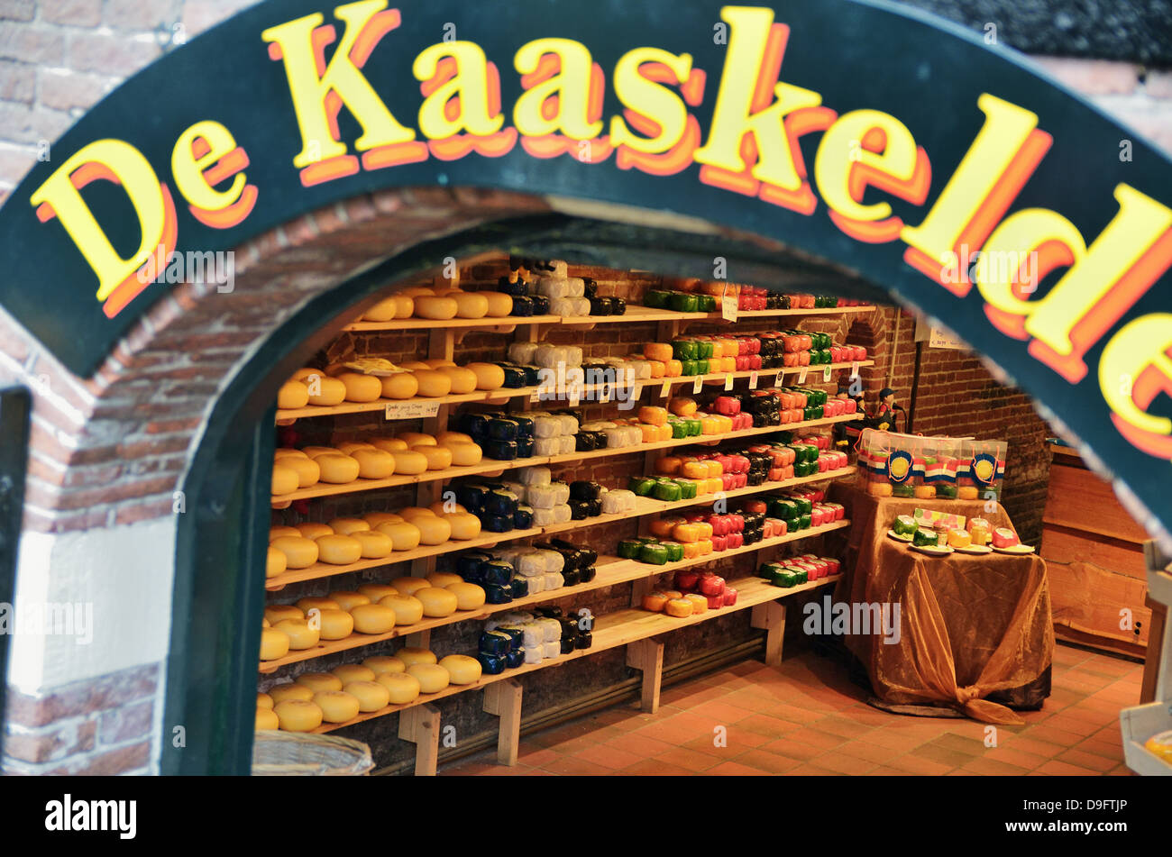 Käsekeller, Amsterdam, Niederlande - Jan 2012 Stockfoto