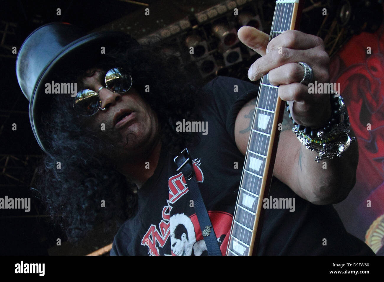 Schrägstrich, die live während der Soundwave Festival Adelaide, Australien - 06.03.11 Stockfoto