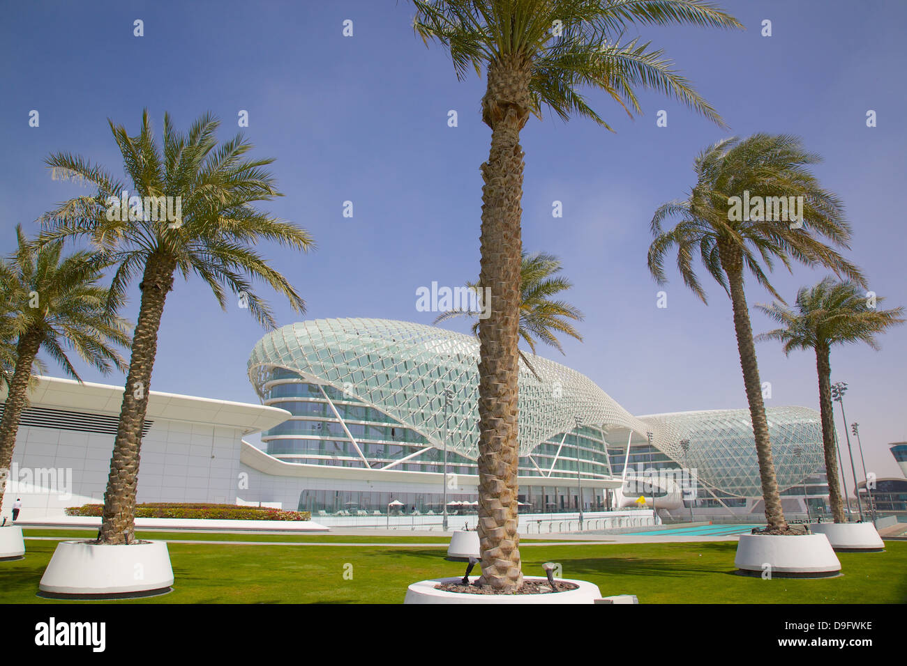 Viceroy Hotel, Yas Island, Abu Dhabi, Vereinigte Arabische Emirate, Naher Osten Stockfoto