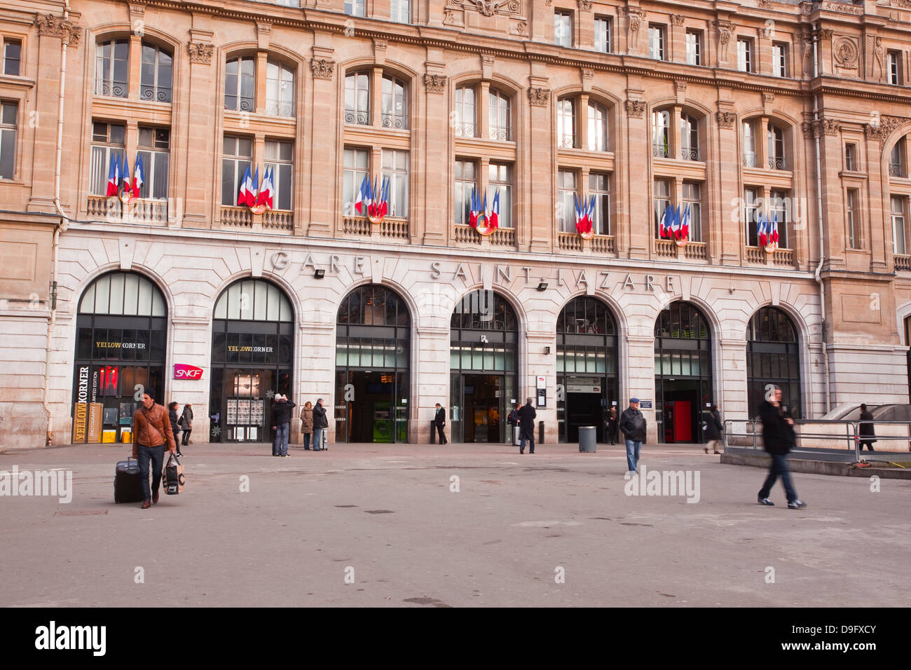 Bahnhof Gare Saint Lazare in Paris, Frankreich Stockfoto