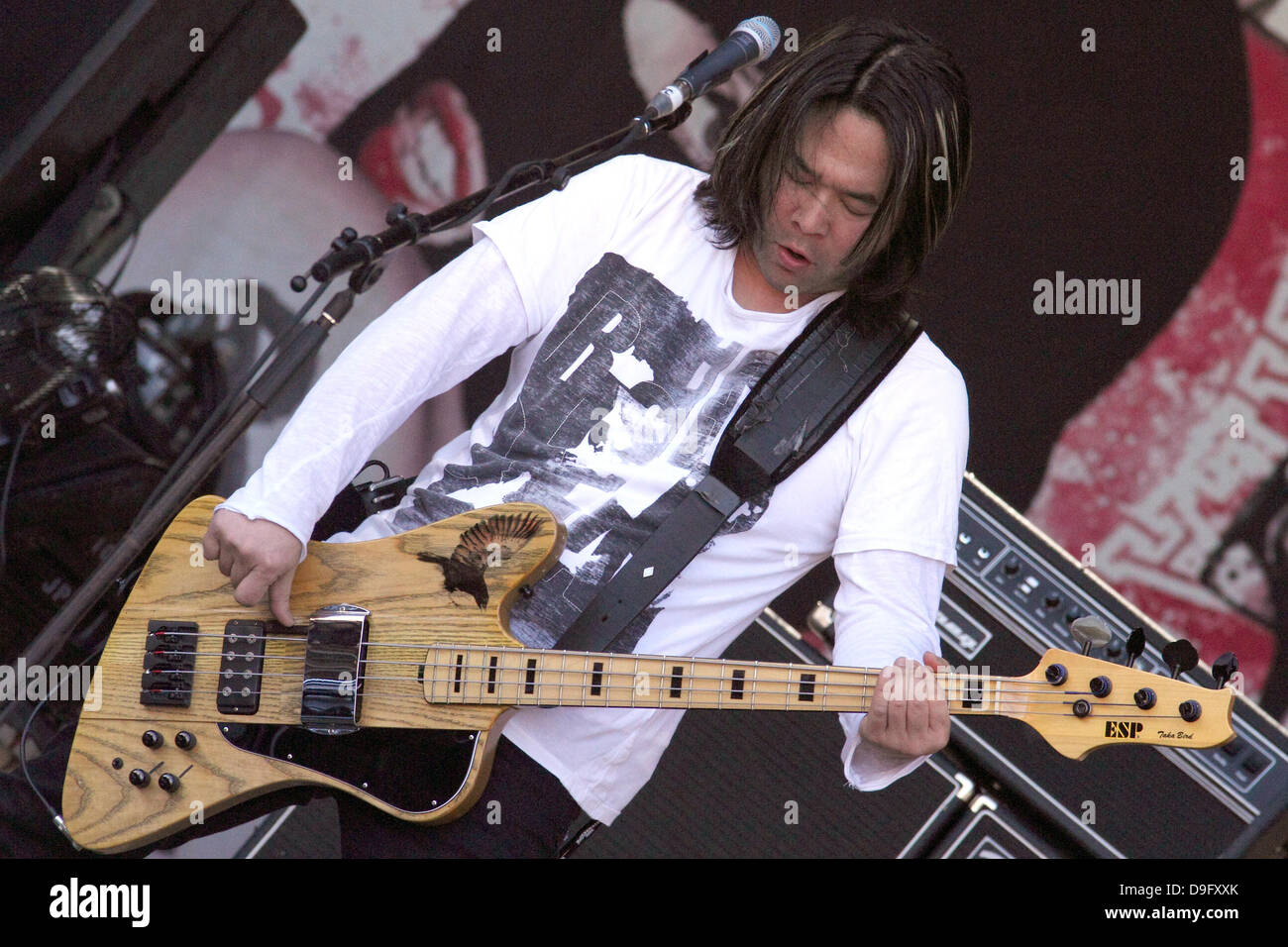 Taka Hirose Feeder 2011 Soundwave Festival in Bonython Park Adelaide, Australien - 06.03.11 Stockfoto