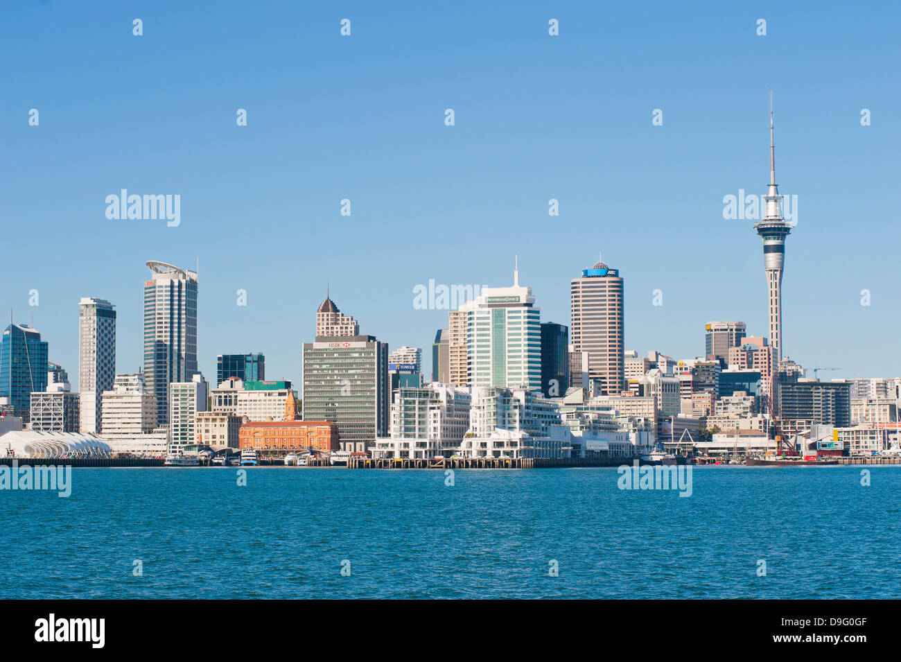 Skyline von Auckland, Nordinsel, Neuseeland Stockfoto