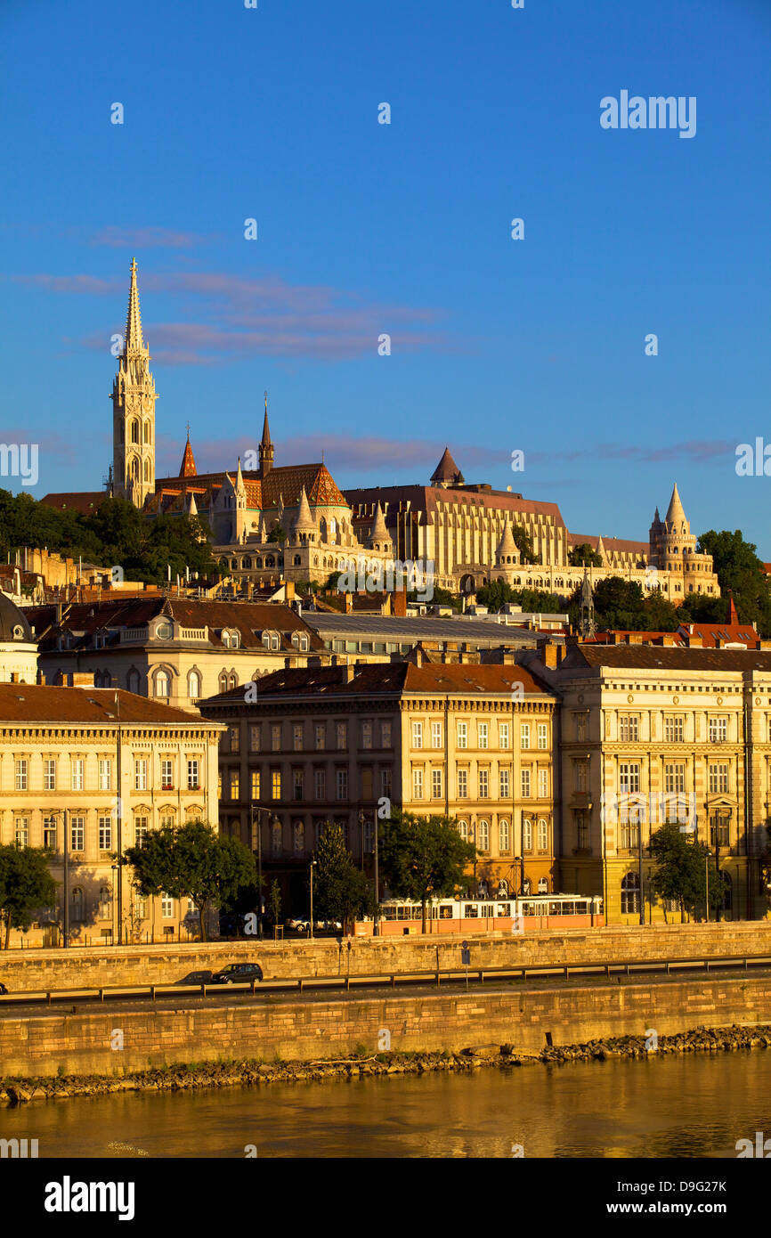 Mátyás (Matthias-Kirche) und Fischerbastei, Budapest, Ungarn Stockfoto