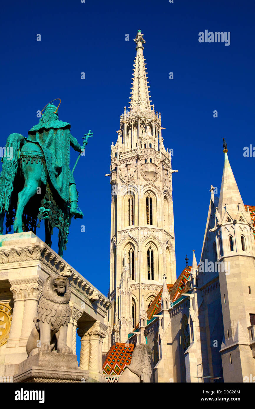 Matyas Kirche (Matthias) zur Fischerbastei, Budapest, Ungarn Stockfoto