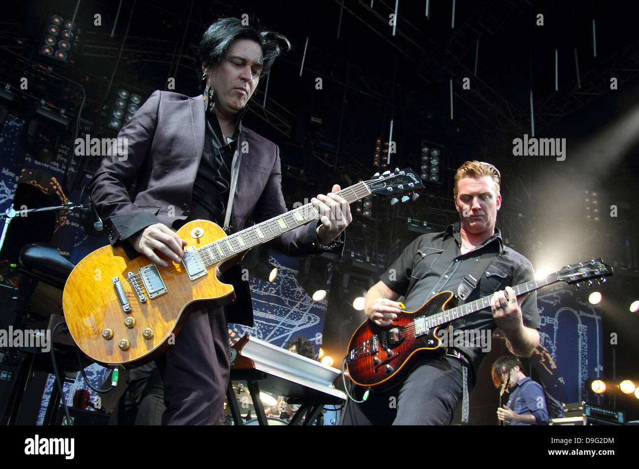 Queens of the Stone Age Soundwave Festival 2011 in Bonython Park Adelaide, Australien - 05.03.11 Stockfoto