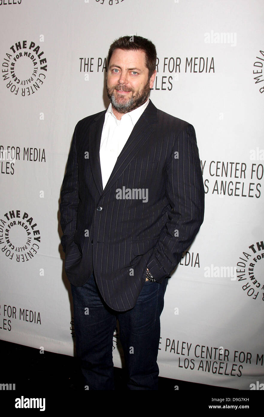 Nick Offerman Paleyfest 2011 präsentiert "Parks and Recreation" an der Saban Theater Beverly Hills, California - 09.03.11 Stockfoto