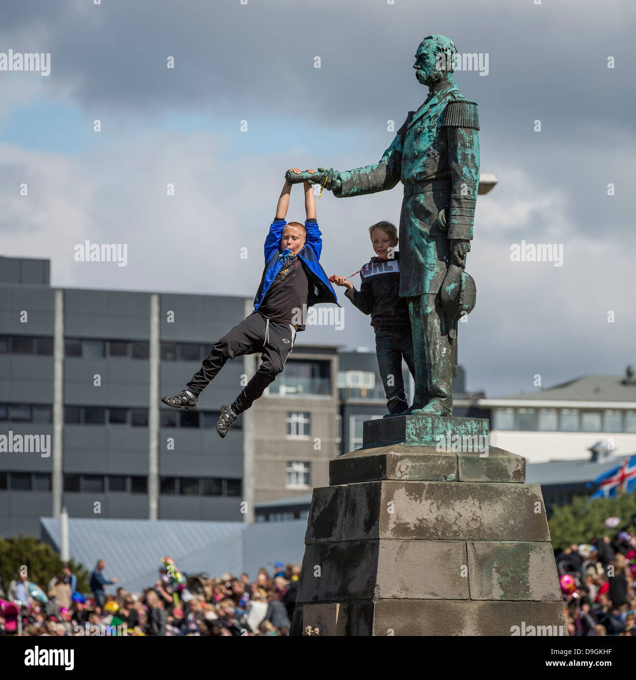 Unabhängigkeitstag, 17.Juni, Reykjavik, Island Stockfoto