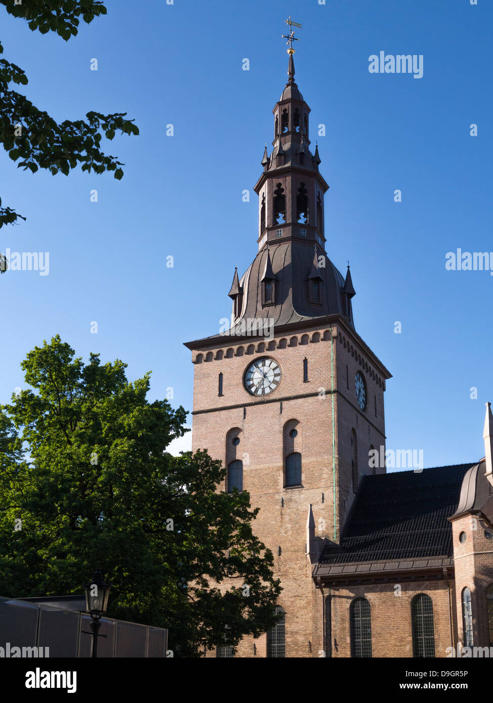 Kathedrale von Oslo, Norwegen - auch bekannt als der Domkirke Kirche Stockfoto