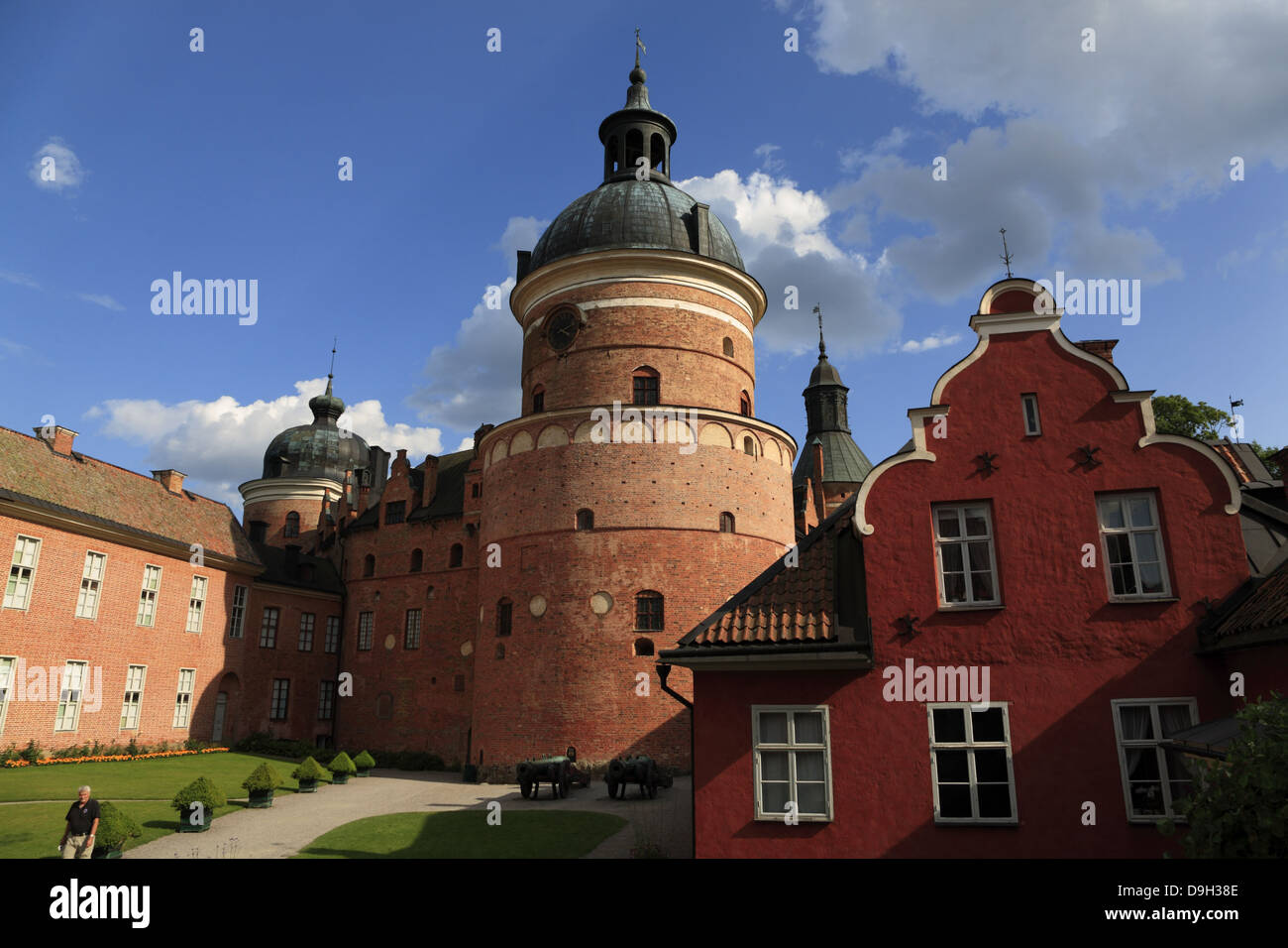 Schloss GRIPSHOLM am Mälarsee, Mariefred, Sodermanland, Schweden, Scandinavia Stockfoto