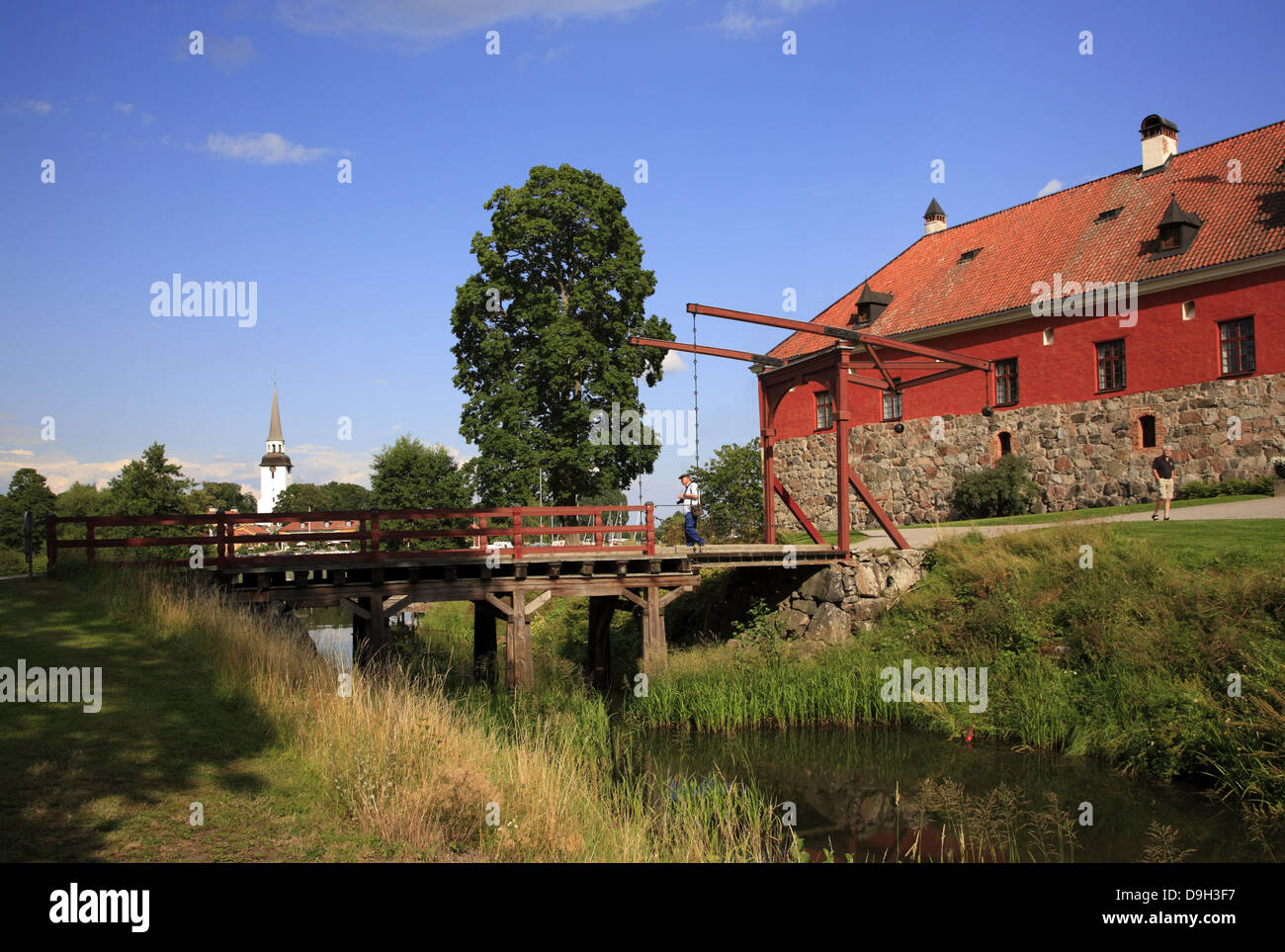 Schloss GRIPSHOLM am Mälarsee, Mariefred, Sodermanland, Schweden, Scandinavia Stockfoto