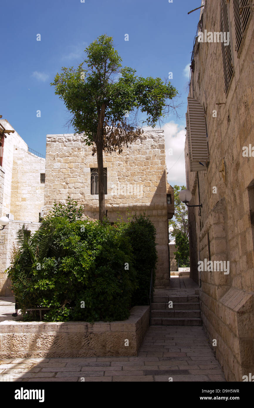 Engen Gassen der Altstadt. Jerusalem Stockfoto