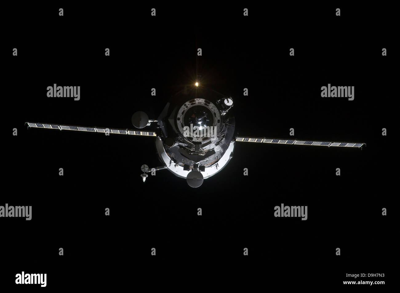 Der Fortschritt 41 Nachschub Fahrzeug im orbit Stockfoto