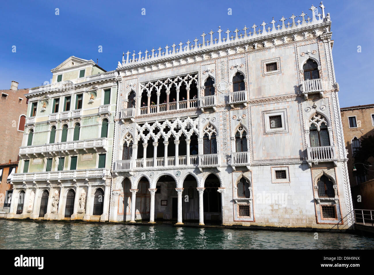 Palazia am Canal Grande in Venedig, Italien Stockfoto