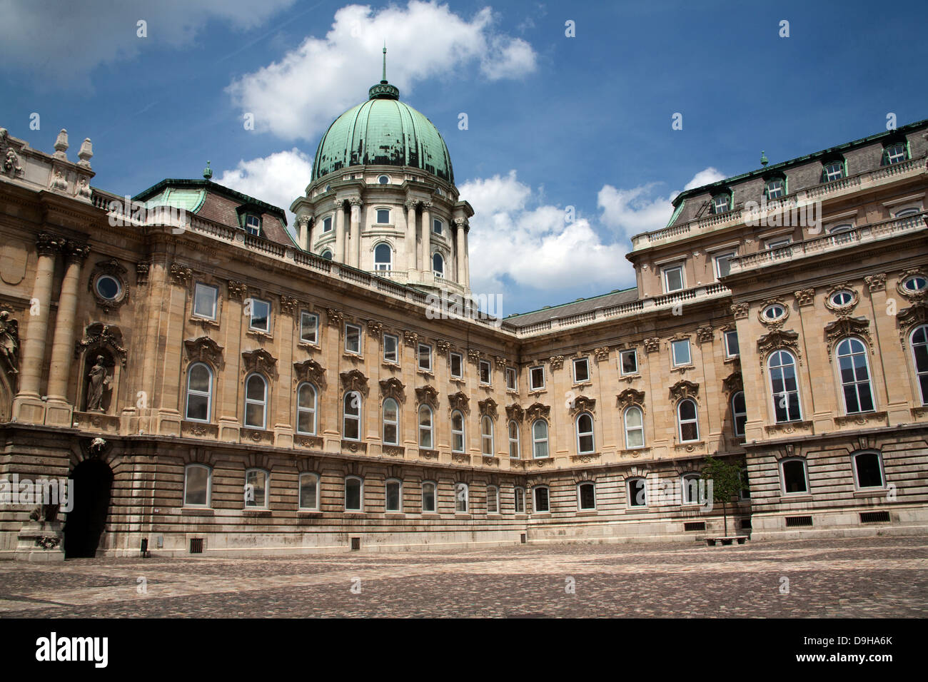 Die Ungarische Nationalgalerie - Magyar Nemzeti Galéria - Budapest Ungarn Stockfoto