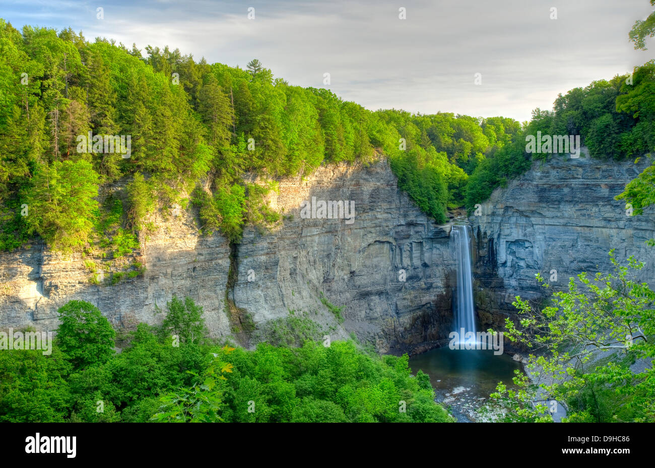 Time Lapse Wasserfall in einer Schlucht (soft-Motion Blur) Stockfoto