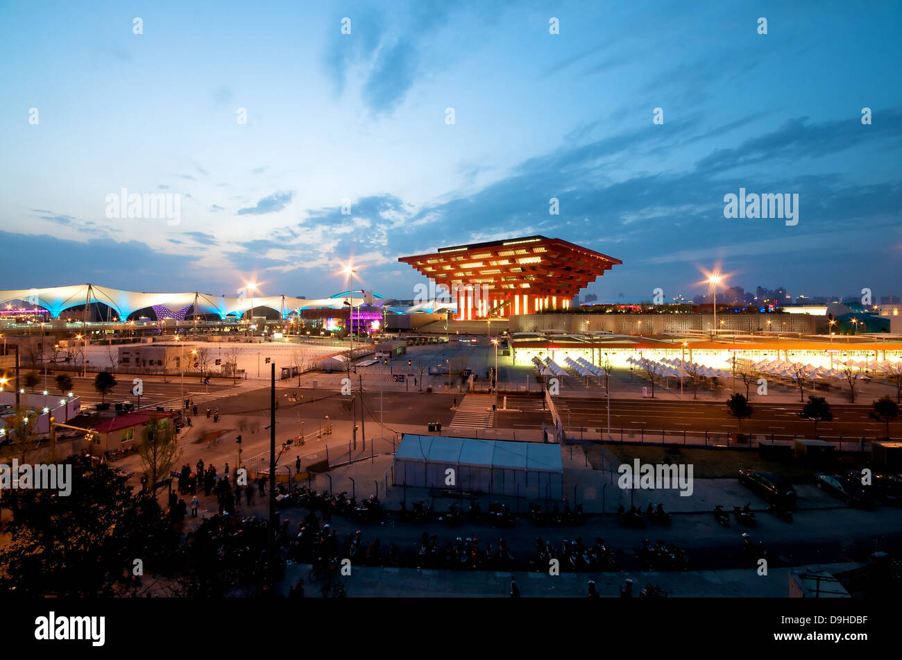 2010 Shanghai World Expo Gebäude China-Pavillon Stockfoto