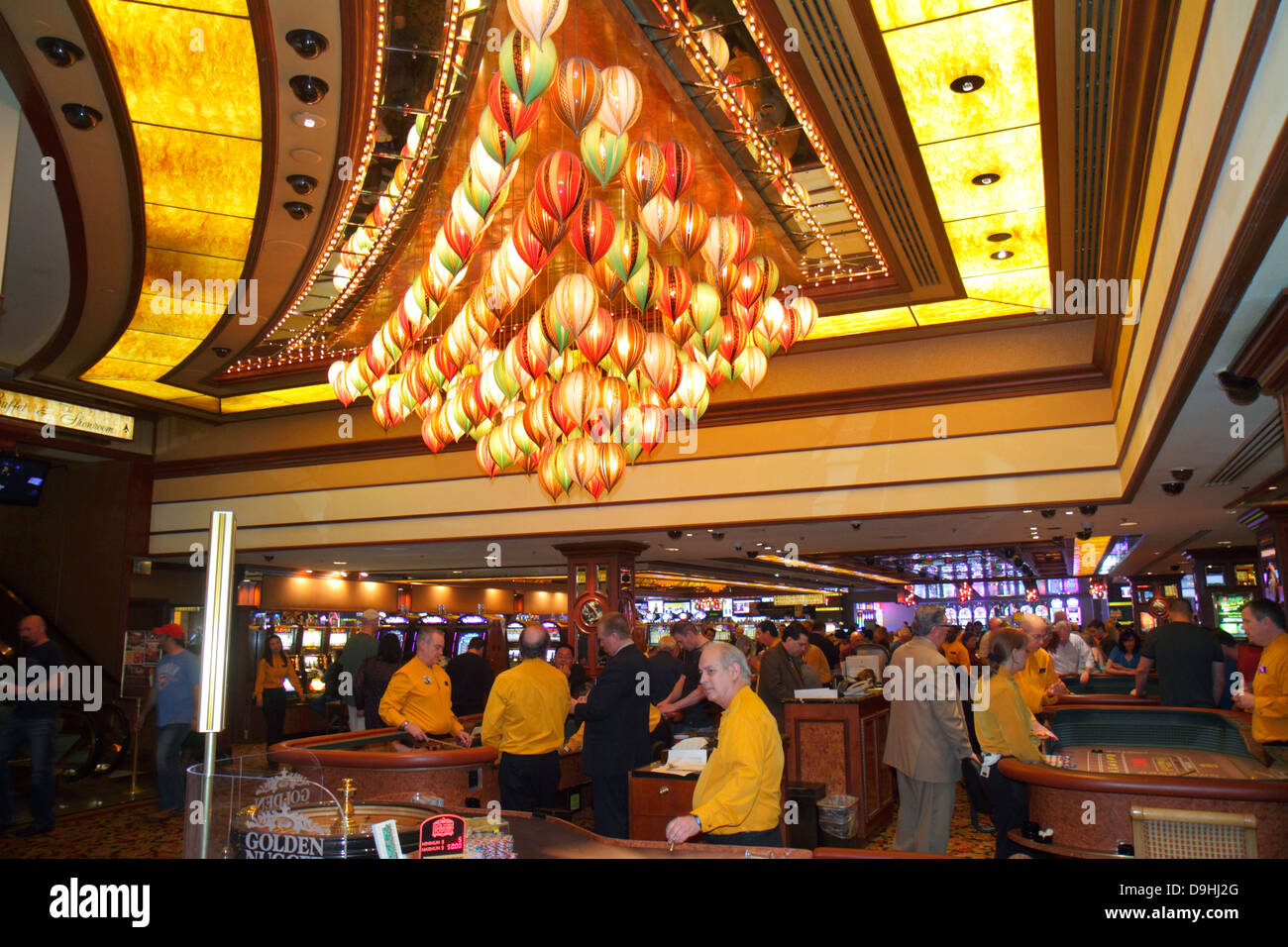 Las Vegas Nevada, Downtown, Golden Nugget Hotel & Casino, Hotel, Casino, Glücksspiel, Glücksspiel, Decke, Lampen, NV130329064 Stockfoto