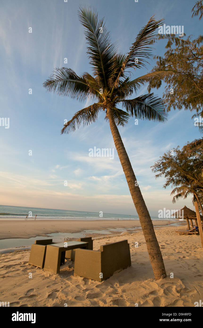 Palme Strand-Resort Stockfoto