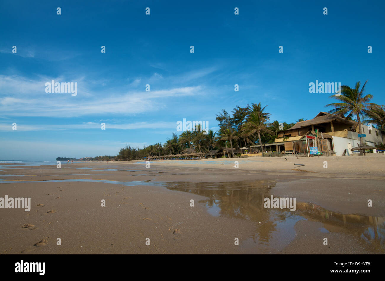 Strand-Urlaubs-Resort in Vietnam Stockfoto