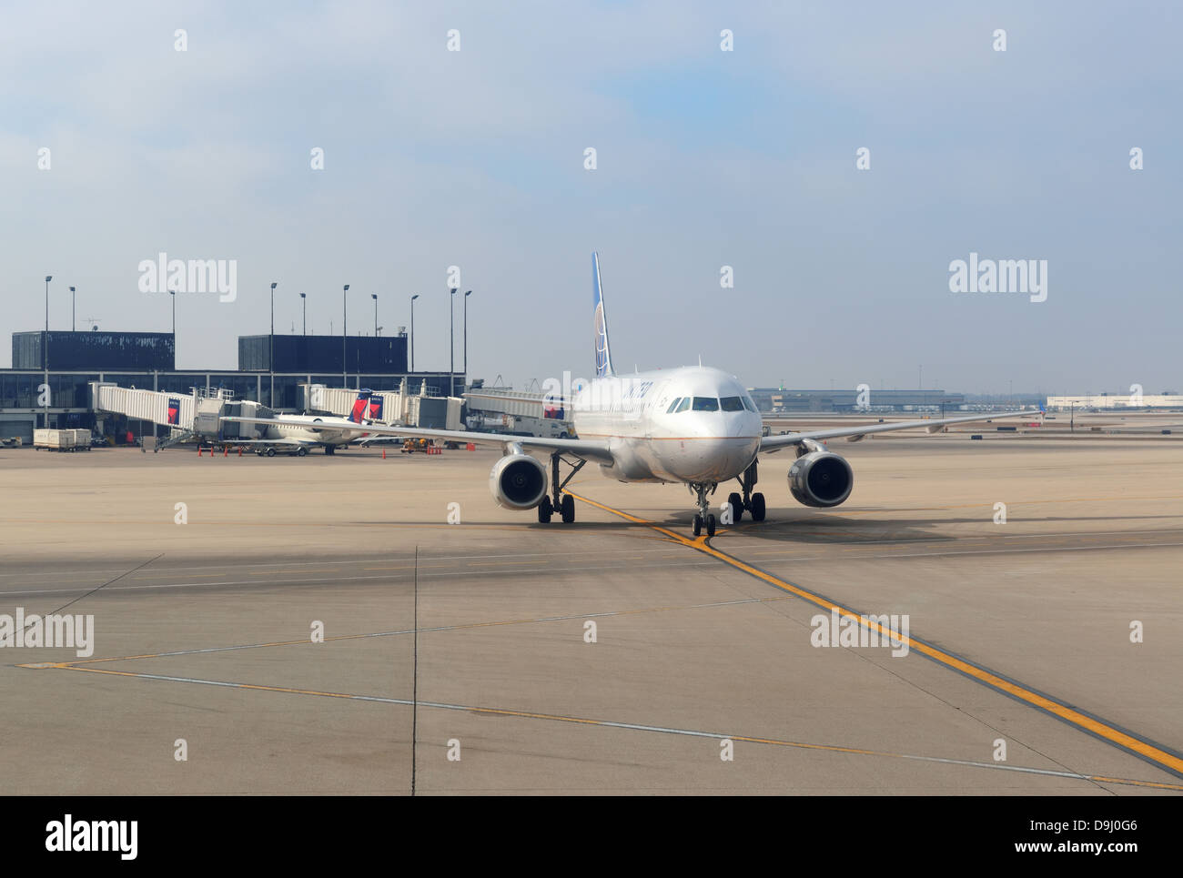 Chicago O' Hare Flughafen außen Stockfoto