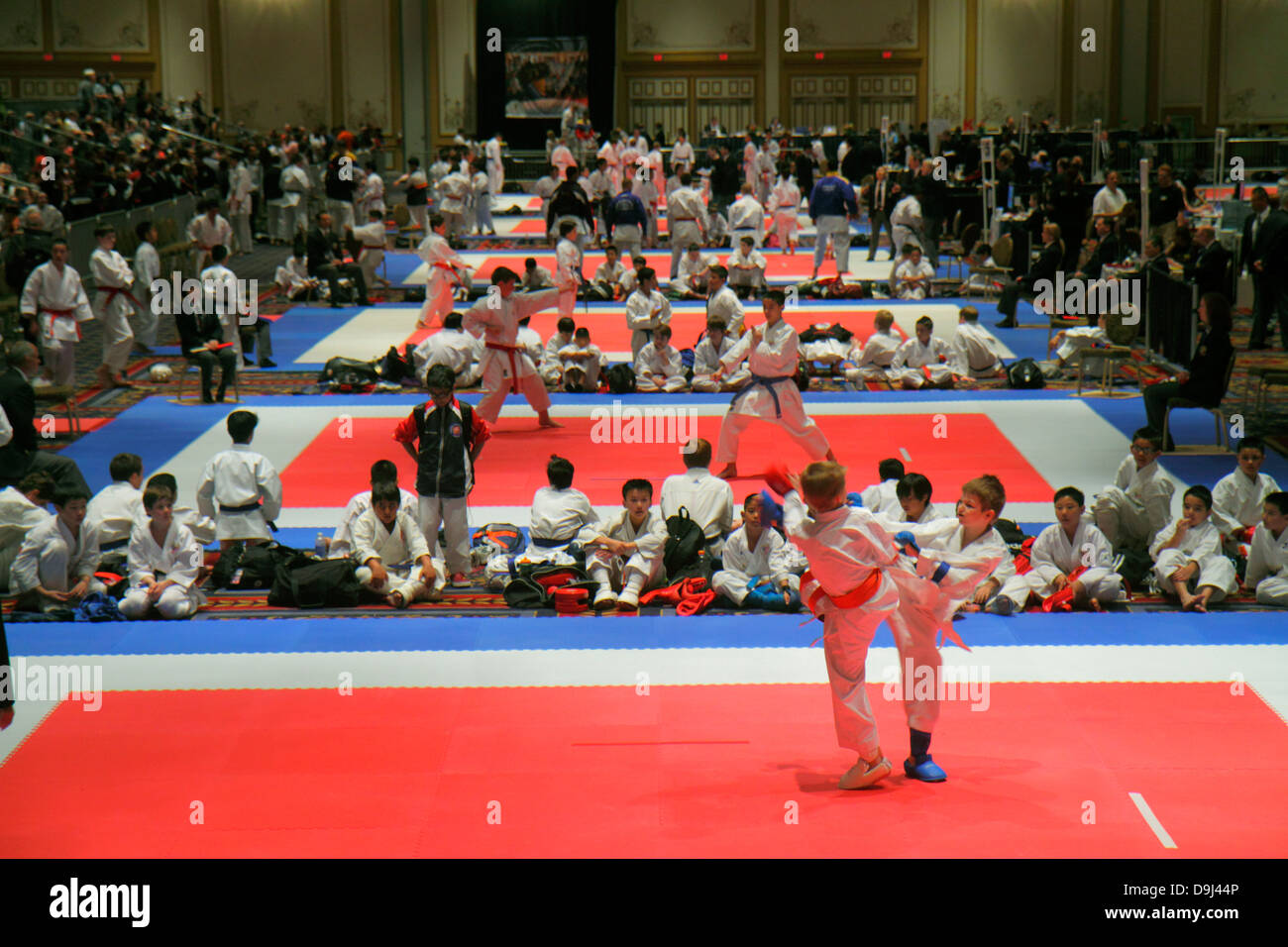 Las Vegas Nevada, The Strip, South Las Vegas Boulevard, Paris Las Vegas Hotel & Casino, Ballsaal, USA Open Karate Championships Junior International Cup, CO Stockfoto