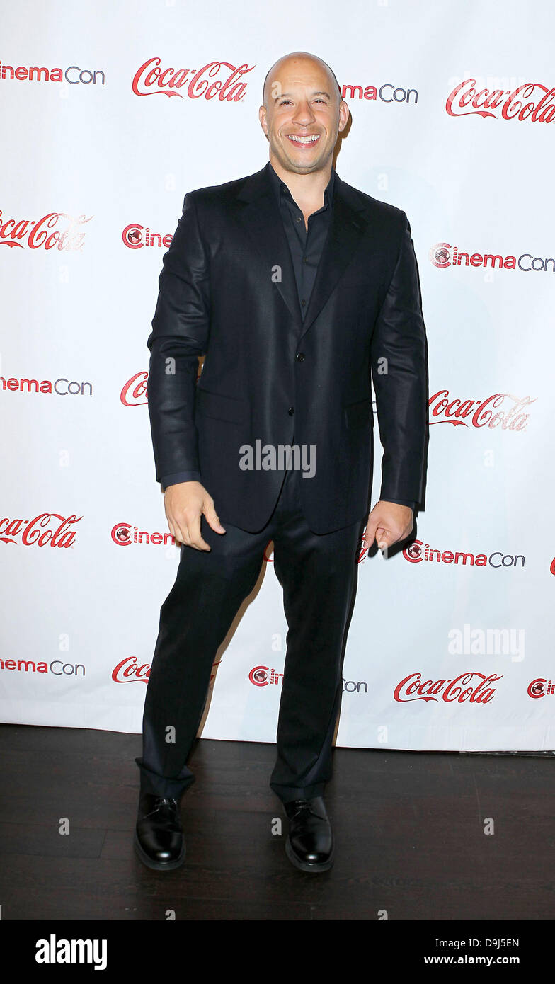 Vin Diesel CinemaCon Big Screen Achievement Awards 2011, gehalten im Caesars Palace Resort and Casino Las Vegas, Nevada - 31.03.11 Stockfoto