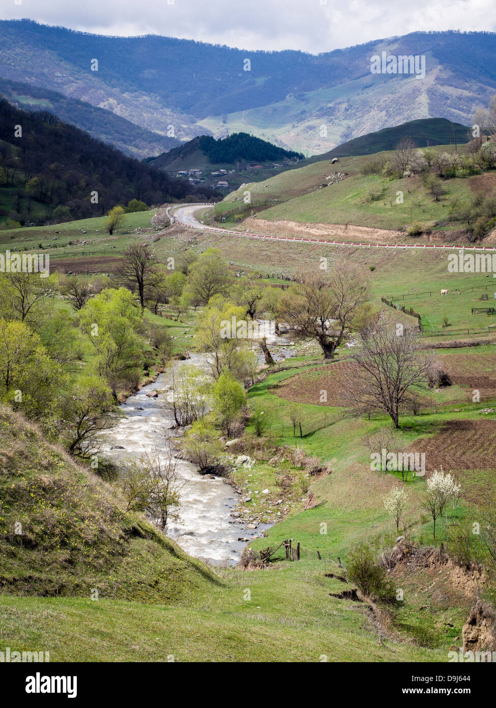 Dilijan-Nationalpark in Armenien im zeitigen Frühjahr. Stockfoto
