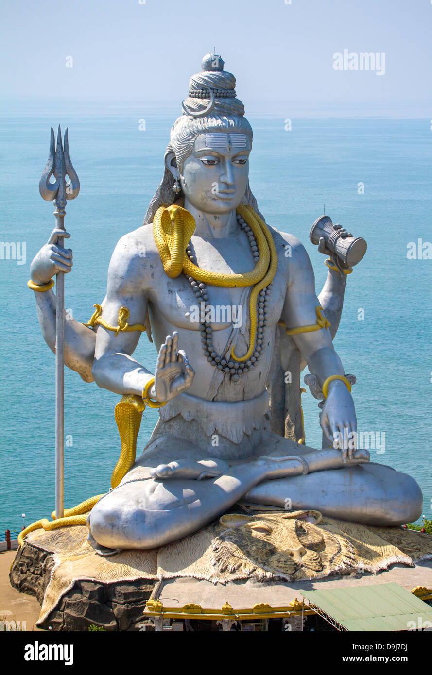 Statue von Lord Shiva im Murudeshwar-Tempel in Karnataka, Indien Stockfoto