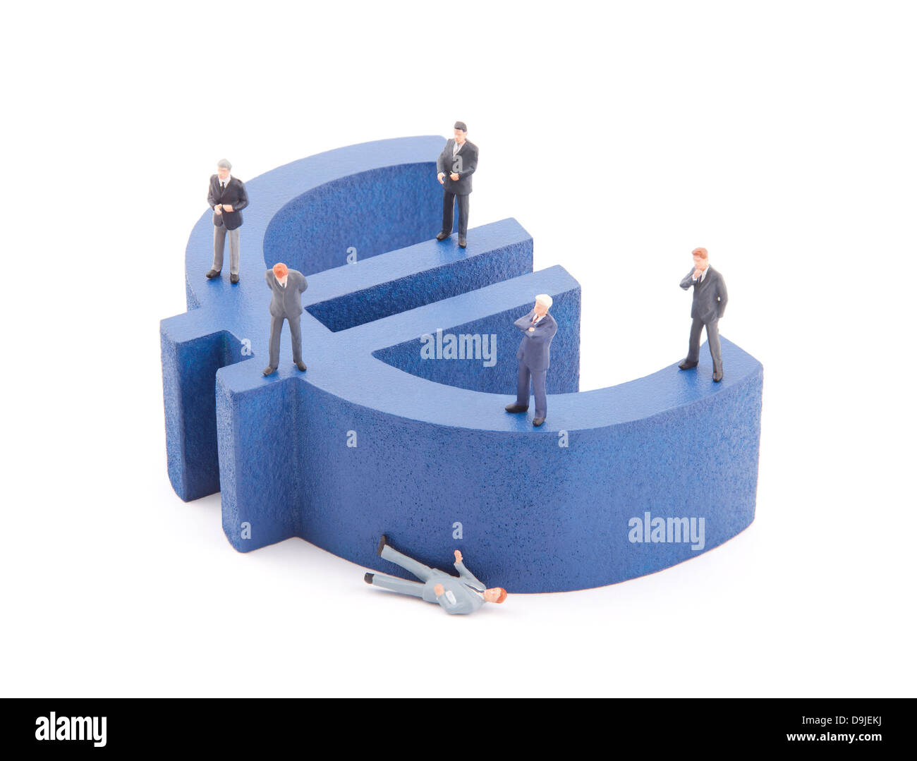 Europäische wirtschaftliche Krise Stockfoto