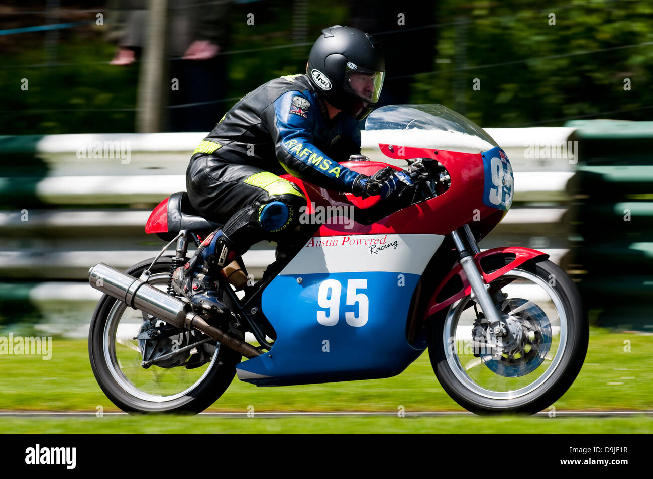 David Langley, Drixton Honda 350, klassisches Honda Motorrad Stockfoto