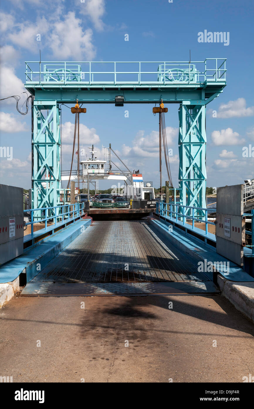 St. Johns River Ferry und Terminal Stockfoto