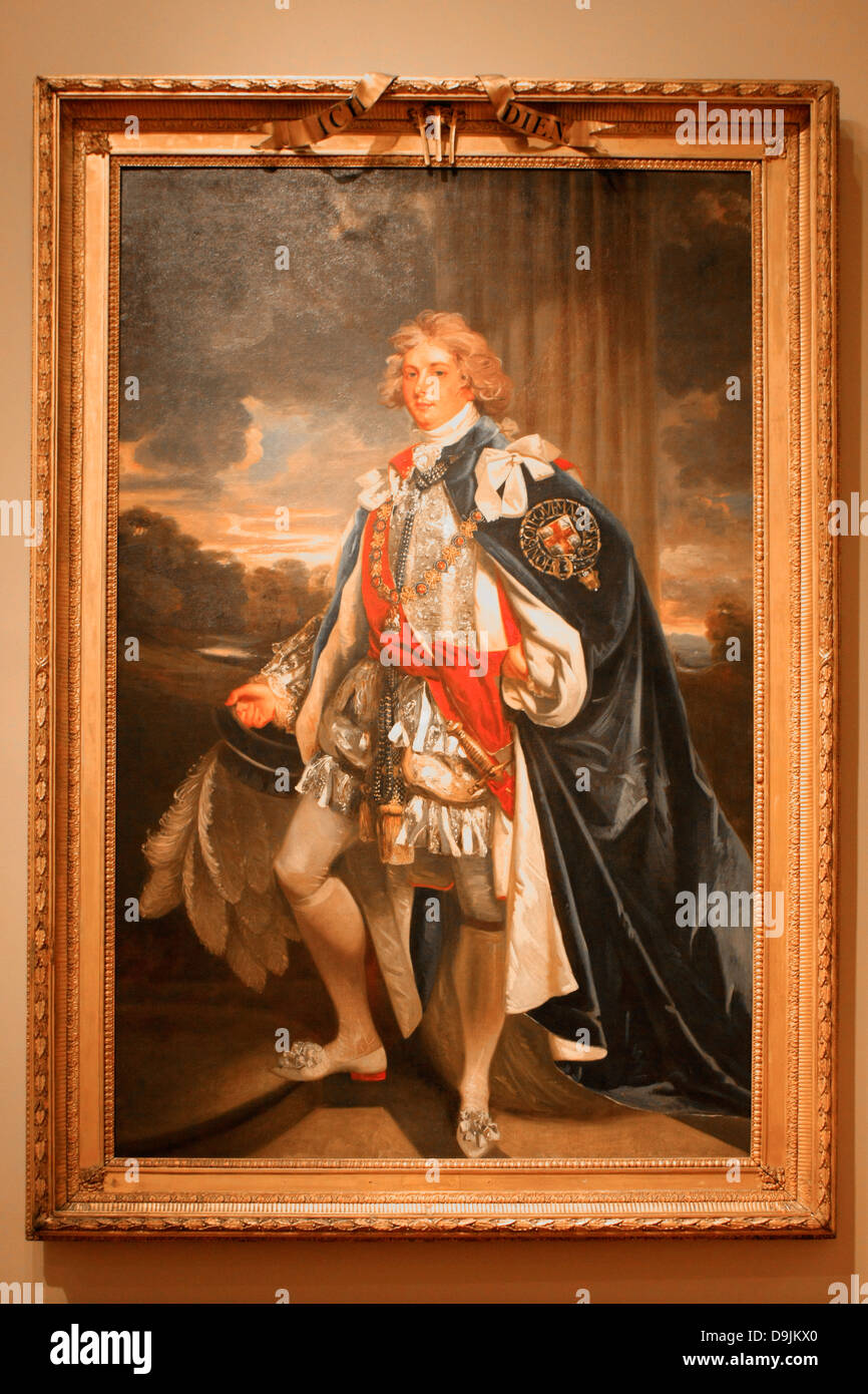 Porträt von König George IV. von England und Prince Of Wales C1796 Stockfoto