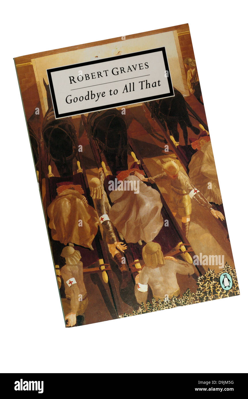Eine Kopie des Abschieds für alle, die von Robert Graves. Stockfoto