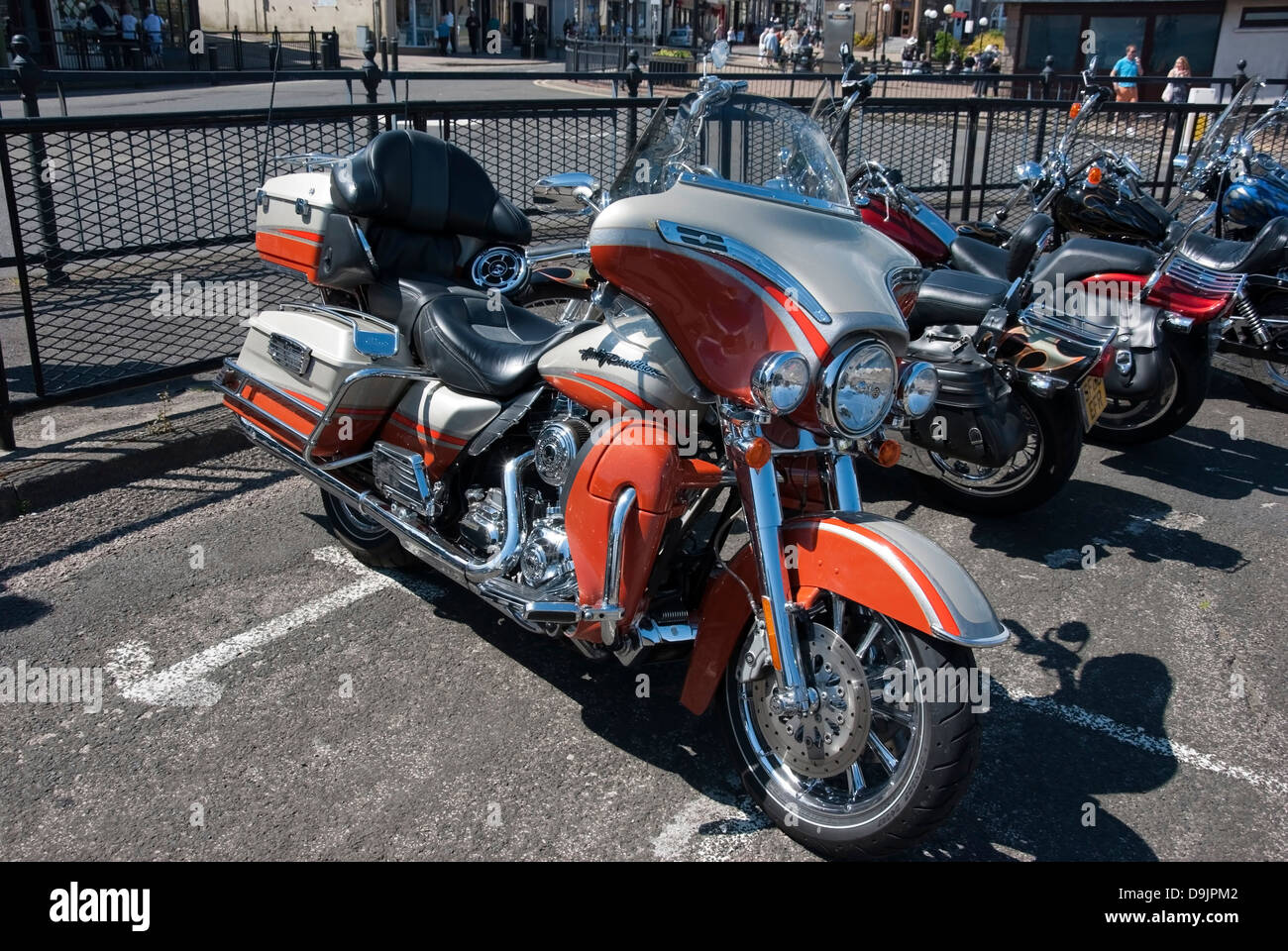 Harley Davidson Electra Glide Amerikanische Motorrad Vor Stockfotografie Alamy