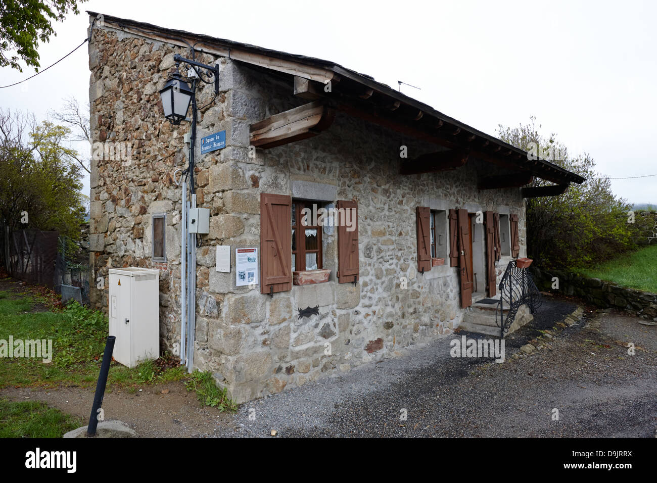 Gate House Wachposten in mont-Louis Pyrenäen-Orientales Frankreich Stockfoto